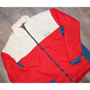 Cotopaxi Pacaya Hooded Insulated Men's Jacket Size XXL NWOT $225 RED WHITE BLUE